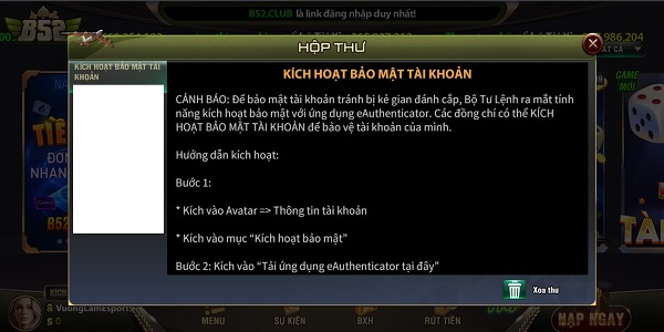 chính sách bảo mật thông tin game bài b52 tintucgamebai.com