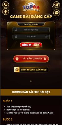 đăng ký TOP88 apk tintucgamebai.com
