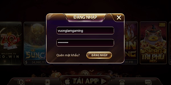 đăng nhập zowin tintucgamebai.com