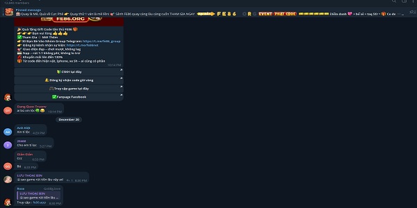 Nhóm Telegram xuất hiện tin đồn GO88 không minh bạch với người chơi