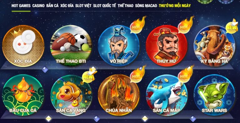 Những Slot game đổi thưởng tại Kingfun