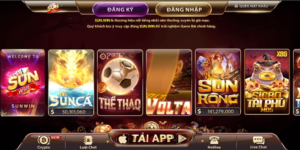 đăng ký sunwin tintucgamebai.com
