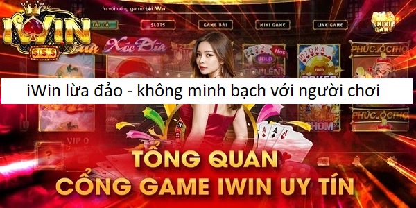 iwin lừa đảo