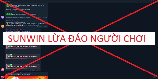 sunwin lừa đảo người chơi
